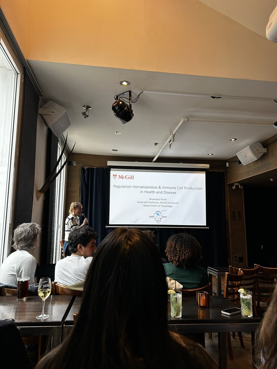 Welcome to our May 5à7! The first talk will be given by Anastasia Nijnik, who will tell us about her work on MYSM1 and BAP1!
🔬
Bienvenue à notre 5à7 de mai ! La première présentation est donnée par Anastasia Nijnik, qui nous va parler de MYSM1 et BAP1 !
