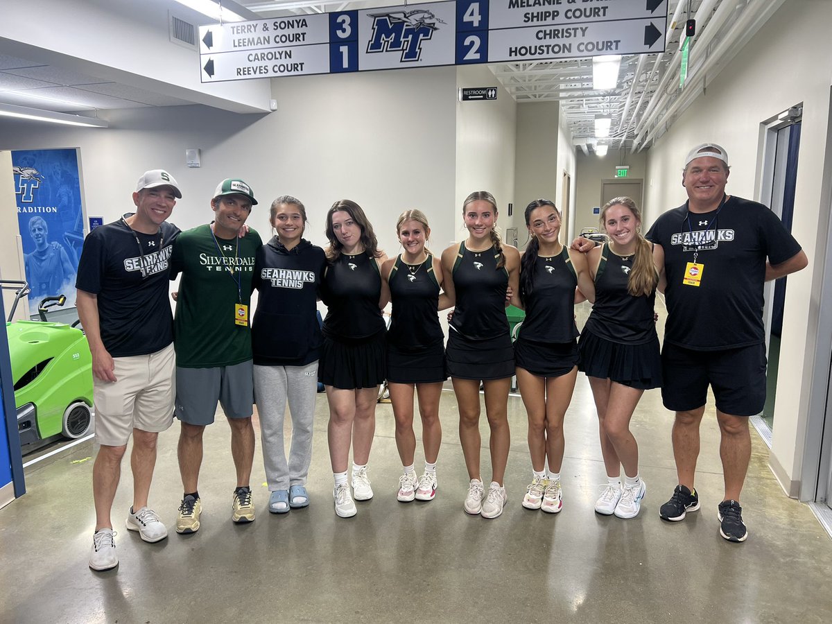 The Seahawks fell to USN in the TSSAA Division II-A State Tournament Final Four, but that doesn’t take away from the historic season our girls tennis team had. We are so proud of these athletes and how they represented our community both on and off the court. #WeAreSilverdale
