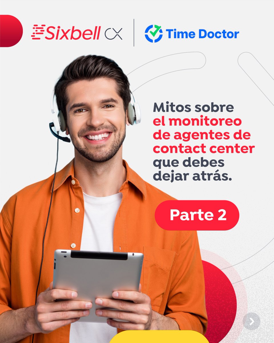 sixbell_corp's tweet photo. ¿Aún crees que el monitoreo es solo control? En esta segunda entrega descubrimos que el monitoreo aplicado con propósito y transparencia, no solo impulsa la productividad. Conoce nuestras soluciones para una gestión más eficiente y saludable del trabajo en https://t.co/0ncRHfwHQ7 https://t.co/MHj1B1hvyp