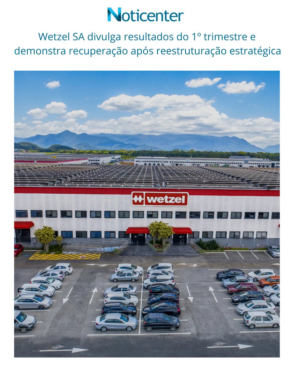 noticenter's tweet photo. A Wetzel, tradicional indústria de Joinville, divulgou os resultados financeiros do primeiro trimestre de 2025 com sinais concretos de recuperação.
🔗 Saiba mais:
https://t.co/MOu8AgcbHa
#noticenter #NotíciasSC #wetzel #empresas #santacatarina https://t.co/Xqz39AHUSf