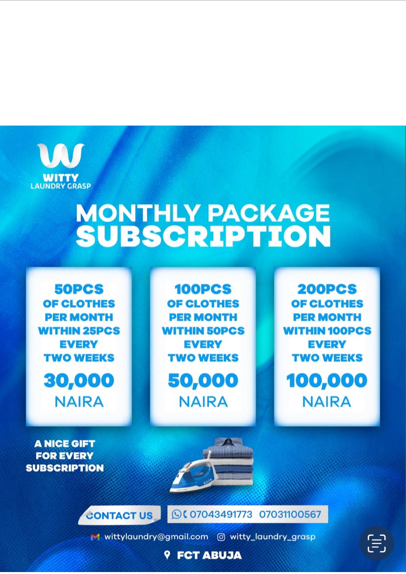 witty laundry (@aiwanscales) on Twitter photo <a href="/ABUJAPLUG/">A͟B͟U͟J͟A͟ ͟P͟L͟U͟G͟ 🔌💯🇳🇬🇳🇬</a> Kindly subscribe to our monthly laundry subscriptions. We pickup and drop off anywhere in Abuja. #abujalaundry#asokorolaundry #abujadeycleaner #abujacleaning <a href="/abuja_gist/">ABUJAGIST</a> <a href="/CoolFMAbuja/">Cool FM Abuja</a> <a href="/abuja_events2/">Abuja Events</a> 07043491773,07031100567. Call or whatsaap <a href="/ABUJAPLUG/">A͟B͟U͟J͟A͟ ͟P͟L͟U͟G͟ 🔌💯🇳🇬🇳🇬</a> Kindly subscribe to our monthly laundry subscriptions. We pickup and drop off anywhere in Abuja. #abujalaundry#asokorolaundry #abujadeycleaner #abujacleaning <a href="/abuja_gist/">ABUJAGIST</a> <a href="/CoolFMAbuja/">Cool FM Abuja</a> <a href="/abuja_events2/">Abuja Events</a> 07043491773,07031100567. Call or whatsaap