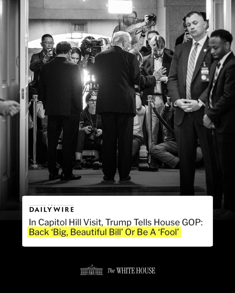 DON’T BE A FOOL – PASS THE BIG, BEAUTIFUL BILL!