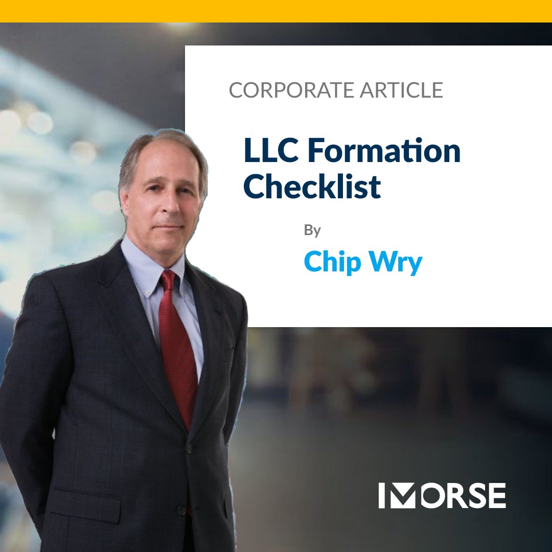 In this article, Chip Wry provides a practical checklist for setting up an LLC, covering everything from filing formation documents and creating an operating agreement to obtaining an EIN and addressing tax considerations.

bit.ly/4m7mKfI

#LLCFormation #StartupLaw