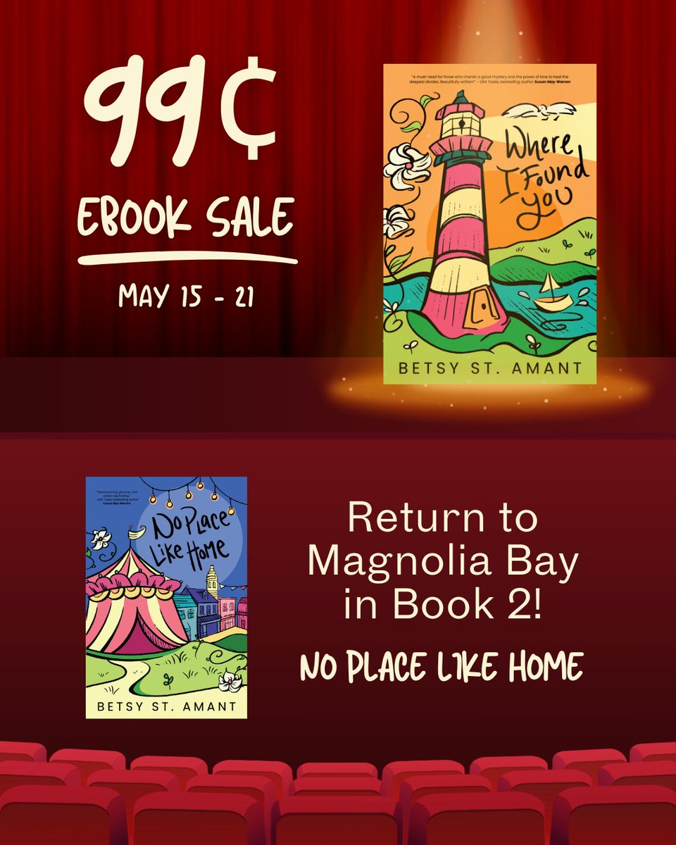 Sale ends tomorrow!

Since Magnolia Bay #2 is out today, we're putting book 1 on sale to celebrate! This is your chance to catch up on the first Magnolia Bay story before diving into the sequel. <a href="/betsystamant/">betsystamant</a>

Get WHERE I FOUND YOU for 99¢ on Amazon! 
amazon.com/dp/B0DDSZY9SG