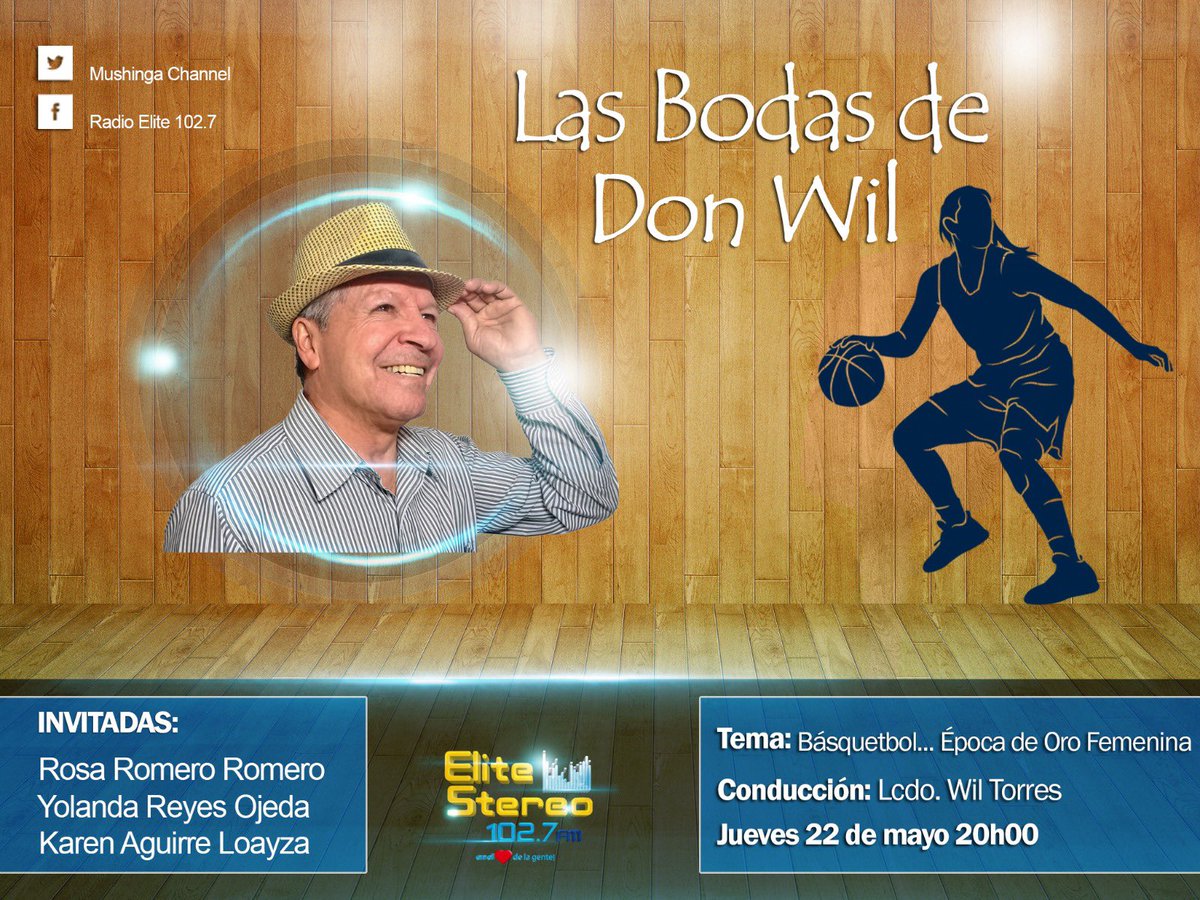 No se lo pierda. Escúchelo en 102.7FM 📻 y facebook live 📡