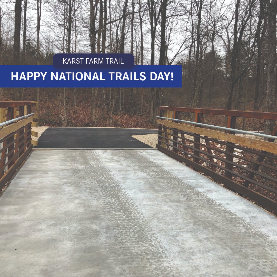 Happy National Trails Day! The VS team is happy to be creating so many trails throughout Indiana for the community to enjoy.

Find a trail near you at indianatrails.com/trails or find this Karst Farm Trail located in Monroe County.

#trails #nationaltrailsday #outdoors