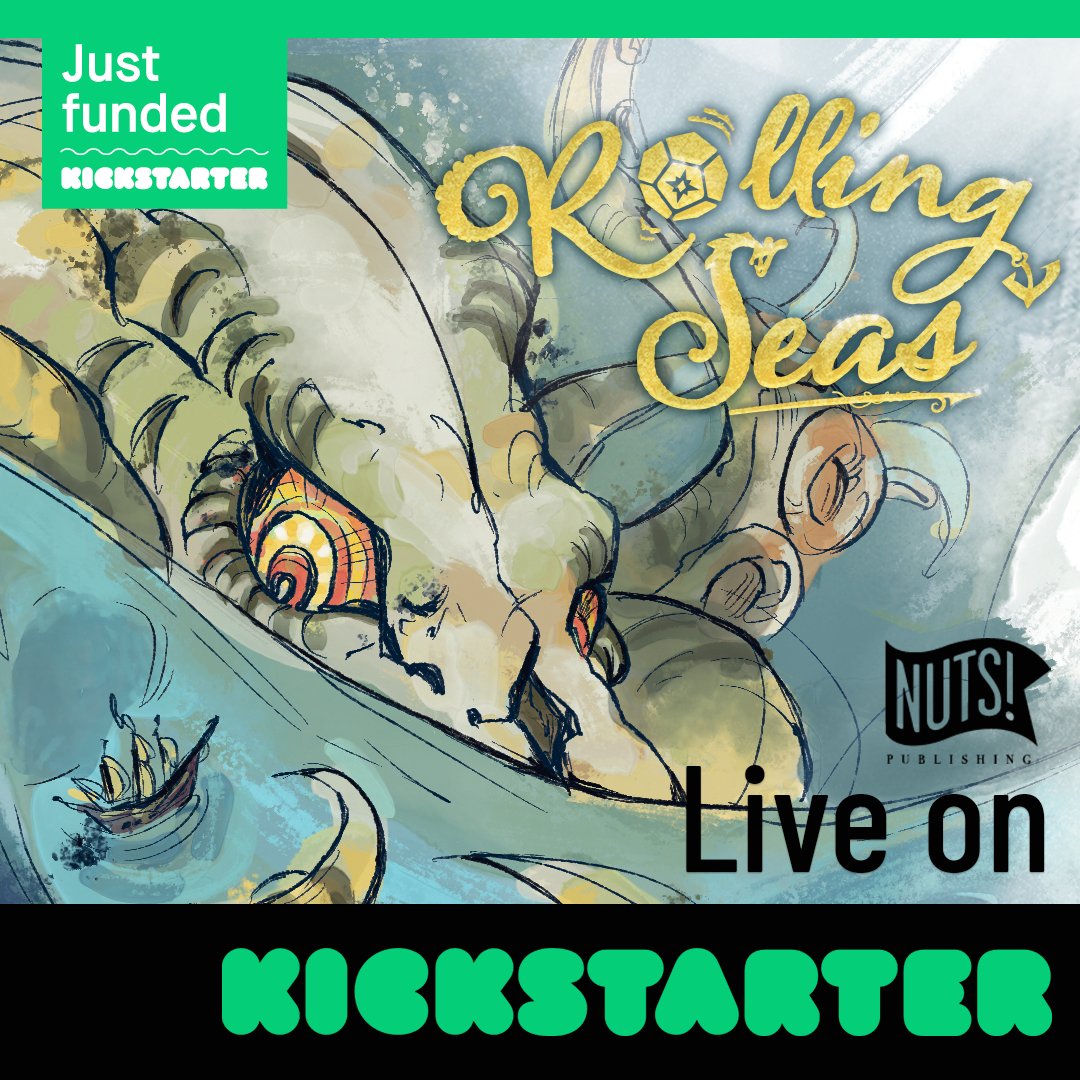 It has been funded in 2 hours! Monsters better find a good hide out, for a greater menace will soon roam the seas in their quest of epics to tell.
You now have until June 3 to help the game reach its fullest potential and unlock all the stretch-goals we have in mind. Let's roll!