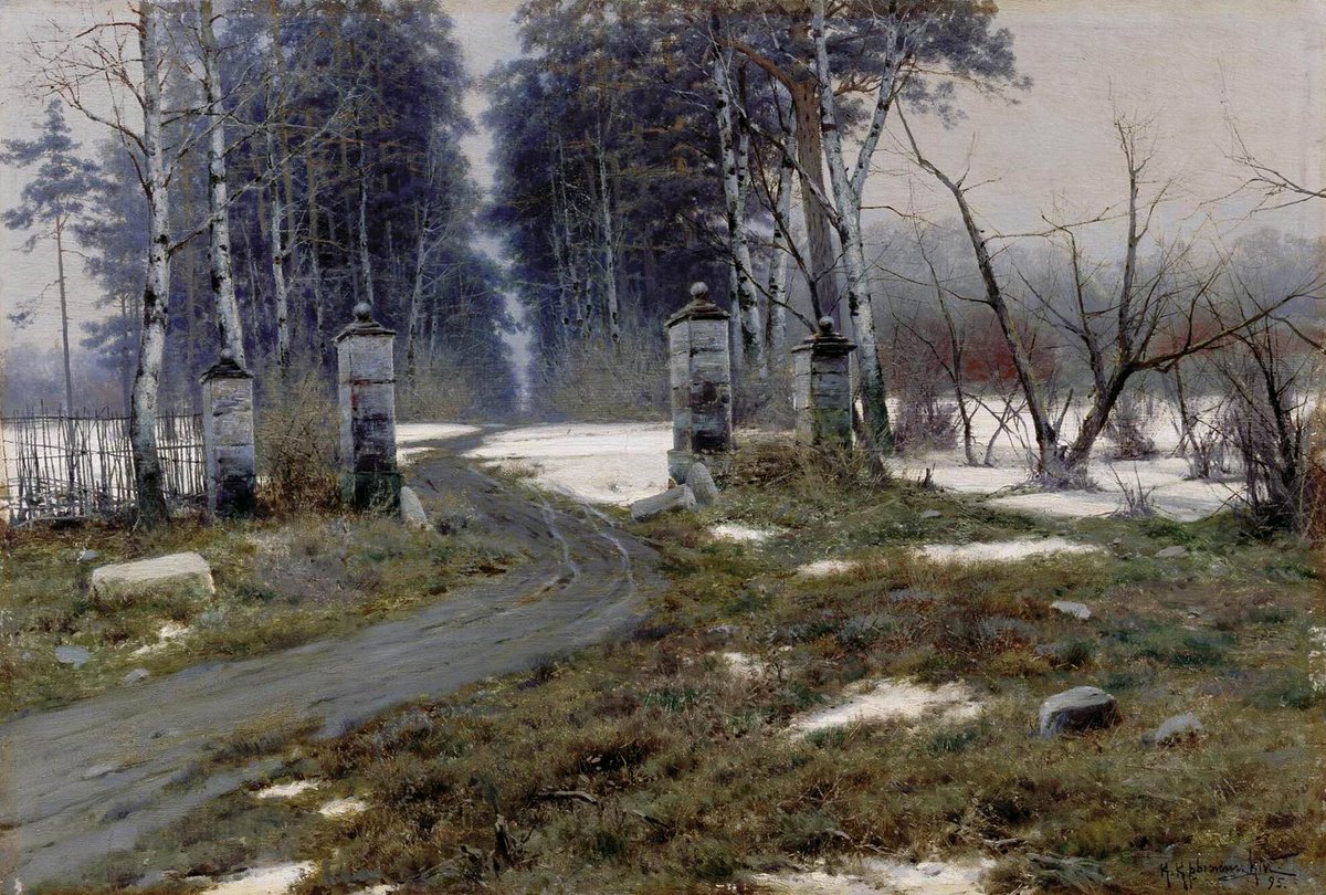 GurneyJourney's tweet image. A landscape painter named Konstantin Kryzhitsky (1858-1911) took his own life when it was revealed that he copied from a photo. We're grappling with other ethical issues now, but the pressures are still real. open.substack.com/pub/jamesgurne…