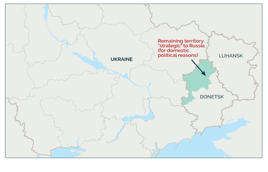 Why is Russia stalling negotiations with Kyiv? Because Putin has a political problem at home. How do you "freeze" the conflict when you've failed to conquer all of Donbas. This piece of Donetsk is holding up talks.