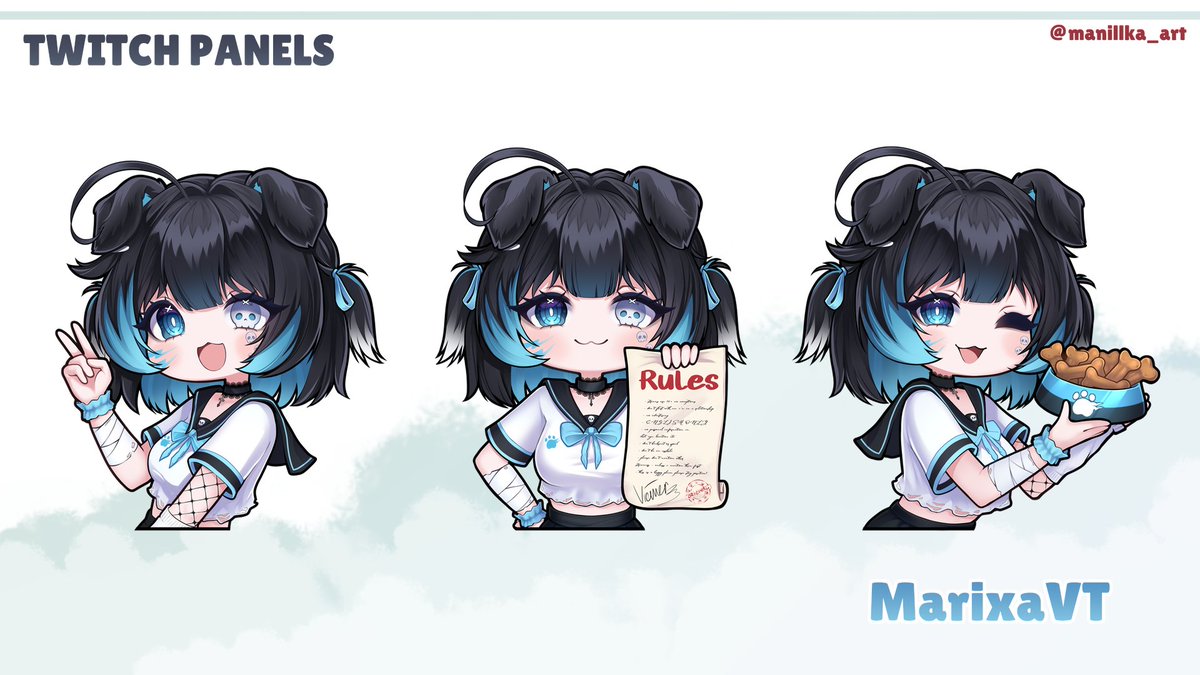New Panels for a cute @/marixaVT 🥰💙