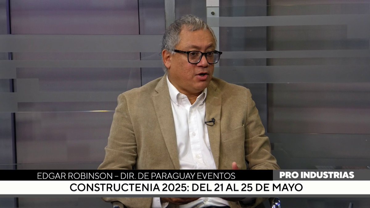 canalpropy's tweet photo. 📌 #AHORA en #PROIndustrias | Constructenia 2025: Del 21 al 25 mayo

🗨️ “Es un espacio para que los profesionales del rubro se reencuentren, conozcan las últimas tendencias, debatan y proyecten el futuro del sector”, destacó Edgar Robinson, director de Paraguay Eventos.

✅ Este año participarán representantes de 12 países, con pabellones destacados de Argentina, Brasil, Alemania, entre otros.