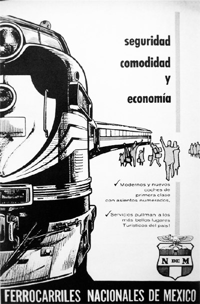 ArchivoSofree's tweet photo. Excelente martes
"Seguridad, comodidad y economía". Publicidad de Ferrocarriles Nacionales de México, 1960
#FNM #ferronales #ferrocarrilesmexicanos #NdeM https://t.co/RUdHjXYm5P