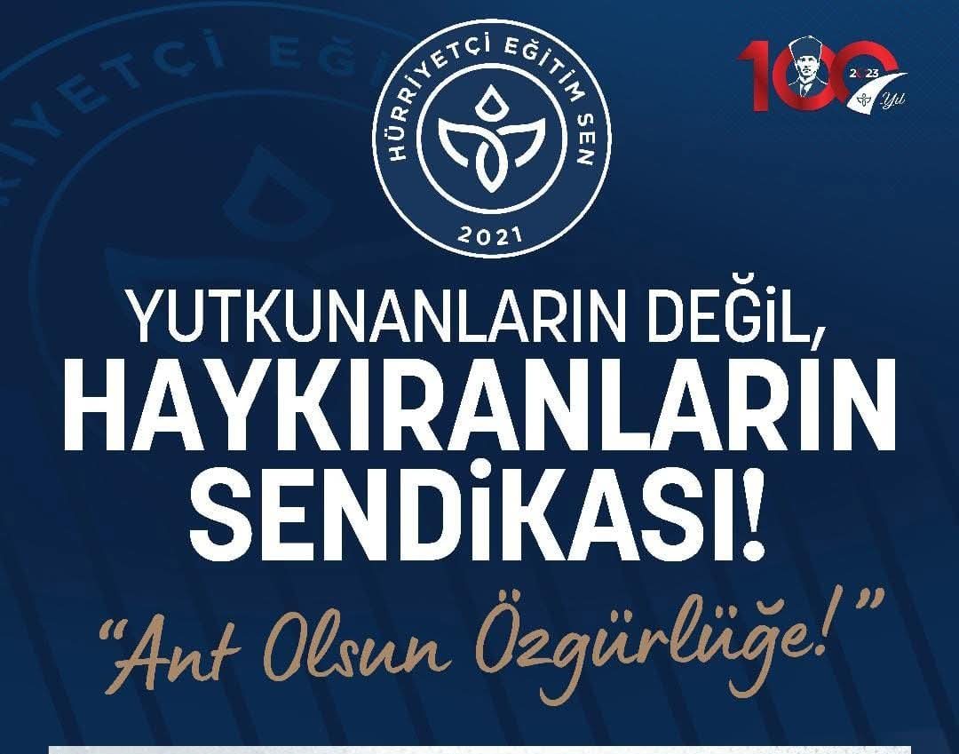 Şartlar ağırdı, imkanlar sınırlıydı, ortam hiç müsait değildi belki ama inancımız ve ideallerimiz vardı.
Hürriyetçi Eğitim Sen'i kurarken kimileri bizi ciddiye almadı, kimileri gülüp geçti, kimileri ise iftira ve karalama kampanyası modunu açtı. Çeşitli ve zorlu badireleri