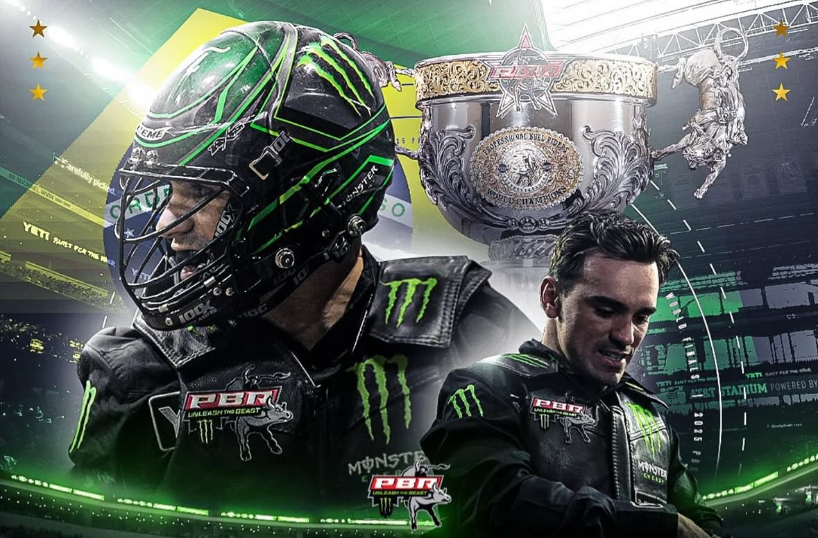 É DO BRASIL! 🇧🇷🥇

JOSÉ VITOR LEME, da Ribas do Rio Pardo/MS, levanta o TERCEIRO título mundial pela PBR.

Parabéns, campeão! 🏆