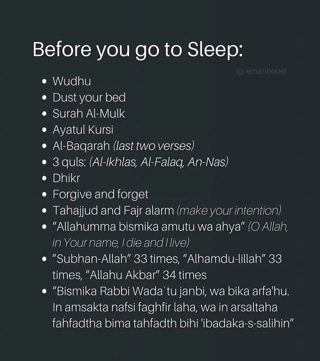 aiishadahir's tweet photo. Before sleeping reminder https://t.co/aJZkWPKgGE
