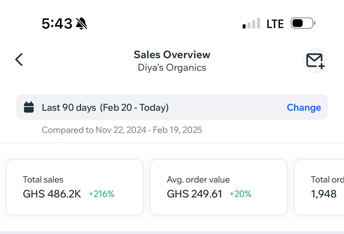 ama__burland's tweet photo. As a business owner. This is my website overview over the last 90 days. And this excludes sales from My 9 distributors. The physical cash made from my walk in sale that had a lot of turnup and also daily walk in shop sales. 

This is just website purchases. Not that I care if anyone looks up to me. But this comment makes it look like there’s nothing worth learning from me?  A girl can’t be business minded and funny simultaneously?😭 This is 1/3 of my businesses. The dashboard shows a significant increase in sale as compared to last year. So what’s there not to look up to? Mind you my products cost between 45 to 80gh. Do you know how many you have to sell in 90 days to get that?

Now as a beat maker. Who has the knowledge on who people should look up to. Can I see what inspiration your fellow beat makers can pick from you to keep them pushing? Im sure we all want to learn.😄

Mine is down here👇🏻