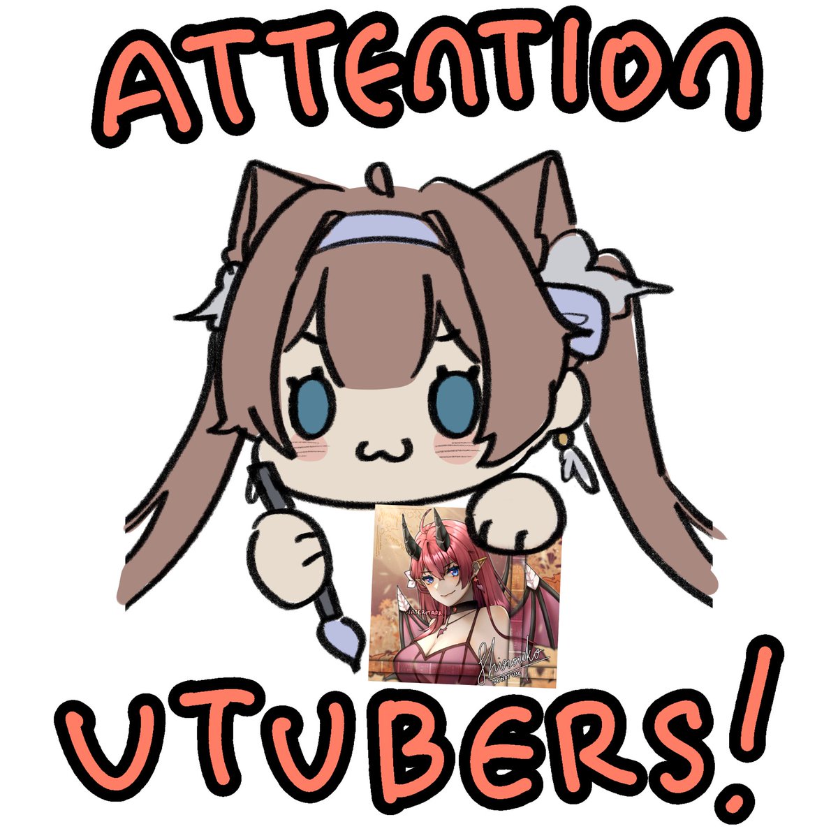 hello! i'm a cloud cat vartist that's recently getting back into art and the community after being away for two years! 

i'm trying to update art samples and i'm looking for vtubers to draw, so please drop your OC below before you scroll! 

list of possible items/TOS in replies!