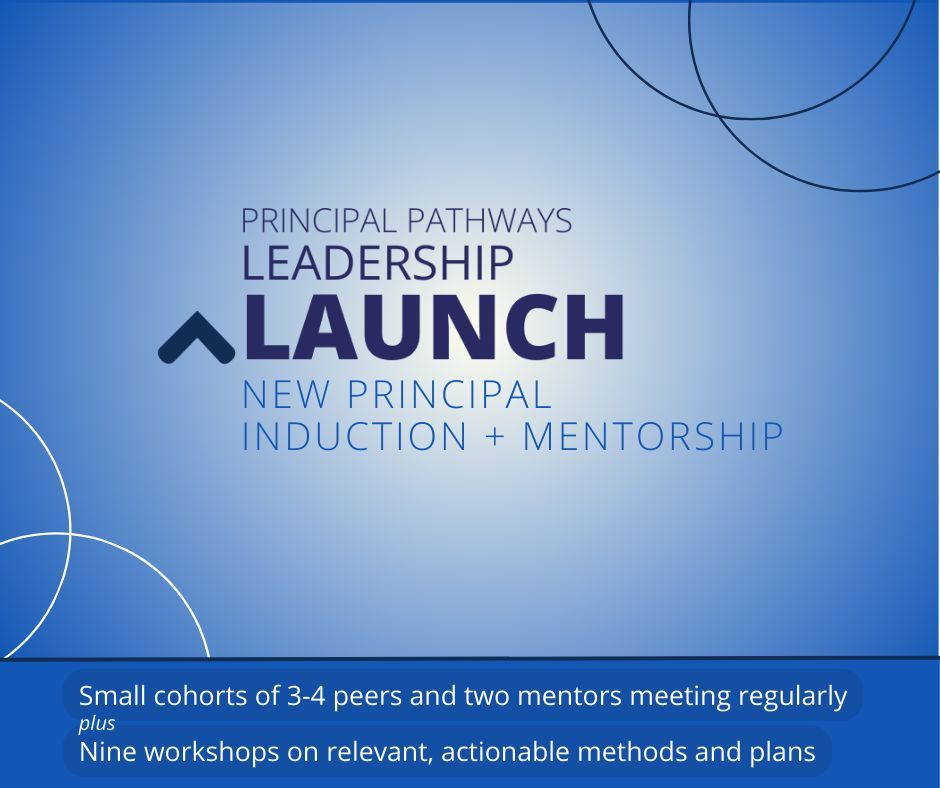 Know a new or incoming principal? This essential program for new principals kicks off July 29th. 

✨ Year-long support
✨ Small cohorts with two mentors that meet regularly
✨ Nine workshops on relevant strategies

More information and register at mespa.net/pmp