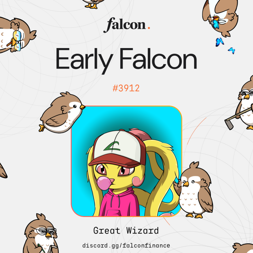 I fly early.

I yield better.

I’m an Early Falcon.

Making Yield Great Again (MYGA), with <a href="/falconfinance/"></a> 🦅⛽️