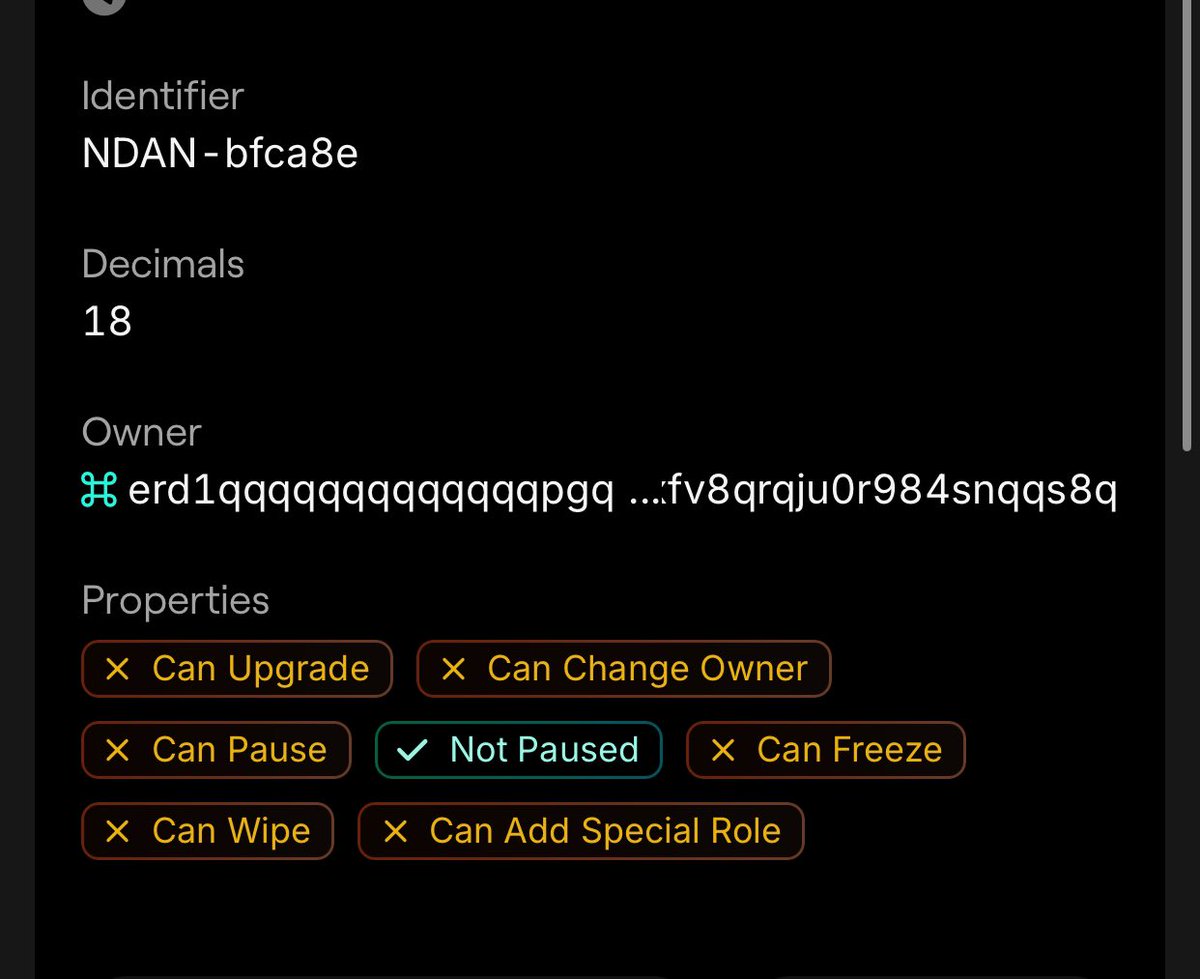<a href="/NicusorDanRO/">Nicușor Dan</a> - 39.5k followers

$NDAN ( NDAN-bfca8e ) 
Market cap : $4K

Token seems launched on 30.12.2024 via <a href="/memevers_x/">MemeversX</a> 

Nice. Prolly <a href="/NDANToken/">NicusorDan (NDAN) Token</a>’s hand