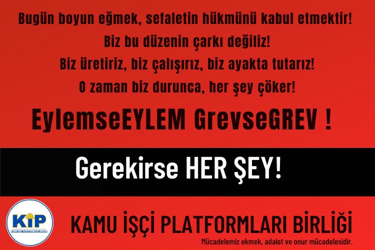 💝Kamu çerçeve protokolü
🍁Taşerona kadro
☀️Refah payı
⚖️Tayin hakkı
🧑🏽‍💼Meslek kodu
🔥Kıdem tazminatı
👁️Eşel mobil
💝Statü,unvan değişikliği
🧭 Sendikalar kanunu 
🙅🏽 Aylık bağlanma oranı
EylemseEYLEM GrevseGREV 
<a href="/mahfiegilmez/">Mahfi Eğilmez</a> 
<a href="/ozanbingoll/">Ozan Bingöl</a> 
<a href="/ekonomikanaliz/">Prof. Veysel Ulusoy</a> 
<a href="/av_bahadirertas/">Arb. Av. Kerim Bahadır Ertaş</a>