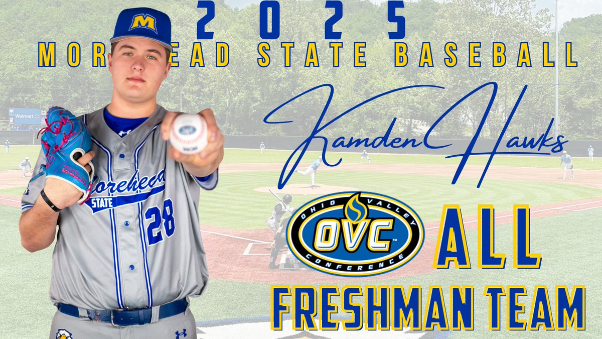 Morehead State Athletics (@msueagles) on Twitter photo .<a href="/MSUEaglesBsball/">Morehead State Baseball</a> Kamden Hawks named to the OVC All-Freshman Team. Hawks led MSU with 57 K's on the season, making 10 starts.
Story: tinyurl.com/bnwmcufa
#SoarHigher
#skoeags .<a href="/MSUEaglesBsball/">Morehead State Baseball</a> Kamden Hawks named to the OVC All-Freshman Team. Hawks led MSU with 57 K's on the season, making 10 starts.
Story: tinyurl.com/bnwmcufa
#SoarHigher
#skoeags