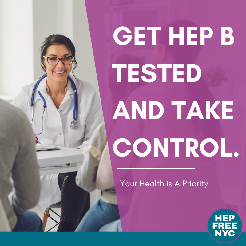 Getting tested for Hep B is a simple, important step toward protecting your liver and staying well. Early detection can make a big difference. Your health matters. Find resources: nyc.gov/health/map