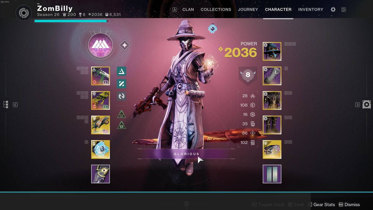 Space Wizard set best set and its not even close #Destiny2