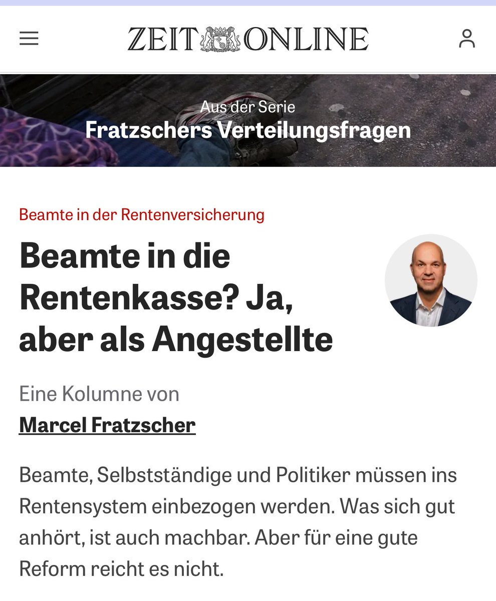 SPD_AG_60plusHB's tweet photo. Weniger Verbeamtung bringt sicherlich zunächst mehr Geld in die Rentenversicherung. Allerdings kosten mehr Angestellte mit ihren Sozialbeiträgen auch mehr. Sinnvoll dagegen: die Lebenserwartungen bei der Rente berücksichtigen! @MFratzscher https://t.co/k7xflam4di