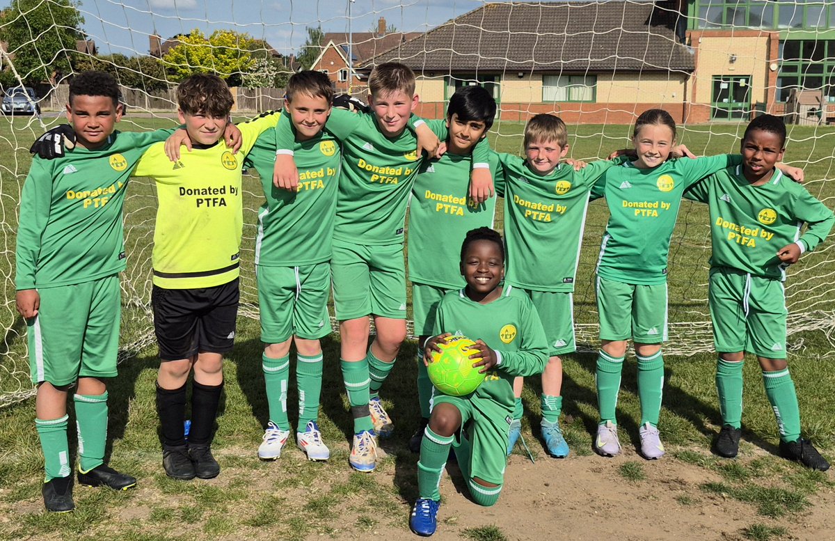 Well done to our yr 6 football team, in their last match playing together, winning 4-2 in an entertaining match against Bromham Primary 👏 Our goals coming from Travis x3 &amp; Alan. Congratulations to Travis, GGA player of match and the whole team👏