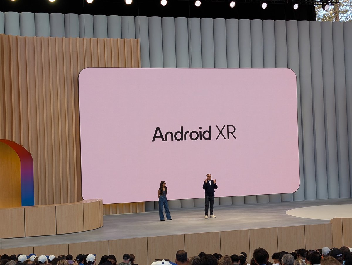 samuelmukoti's tweet photo. I/O 2025 has been awesome so far!!! Excited about Android XR and Google glass reboot? https://t.co/2zOXx2jWiI