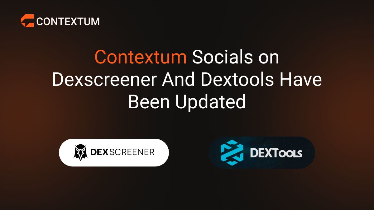 $CTXM socials on Dexscreener + Dextools have been updated

Dextools:

dextools.io/app/en/ether/p… 

Dexscreener:

dexscreener.com/ethereum/0xb2a…
