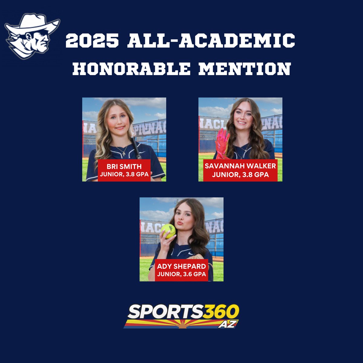Pinnacle Softball (@pinnaclesb) on Twitter photo Huge congrats to our incredible student-athletes named to the <a href="/Sports360AZ/">Sports360AZ</a> 2025 All-Academic Softball First Team or Honorable Mention! Your hard work on the field and in the classroom makes us proud. Full list in our bio!
<a href="/PVUSDATHLETICS/">PVUSD Athletics</a> Huge congrats to our incredible student-athletes named to the <a href="/Sports360AZ/">Sports360AZ</a> 2025 All-Academic Softball First Team or Honorable Mention! Your hard work on the field and in the classroom makes us proud. Full list in our bio!
<a href="/PVUSDATHLETICS/">PVUSD Athletics</a>