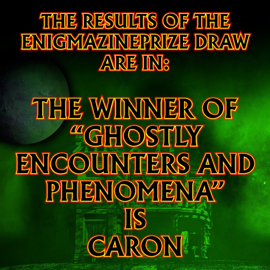 The results are in for our Neil Armstrong book prize draw ! Congratulations Emma and Caron ! Please get in contact with us at contactus@hauntedukpodcast.com so we can send out your spooky goods ! Thank you for all who took part . Richard Felix prize draw coming soon !