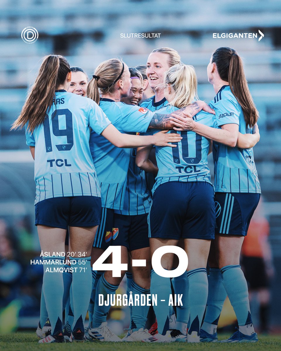 Underbar derbyseger på Stadion 🙌

📝 Matchrapport på DIF.se