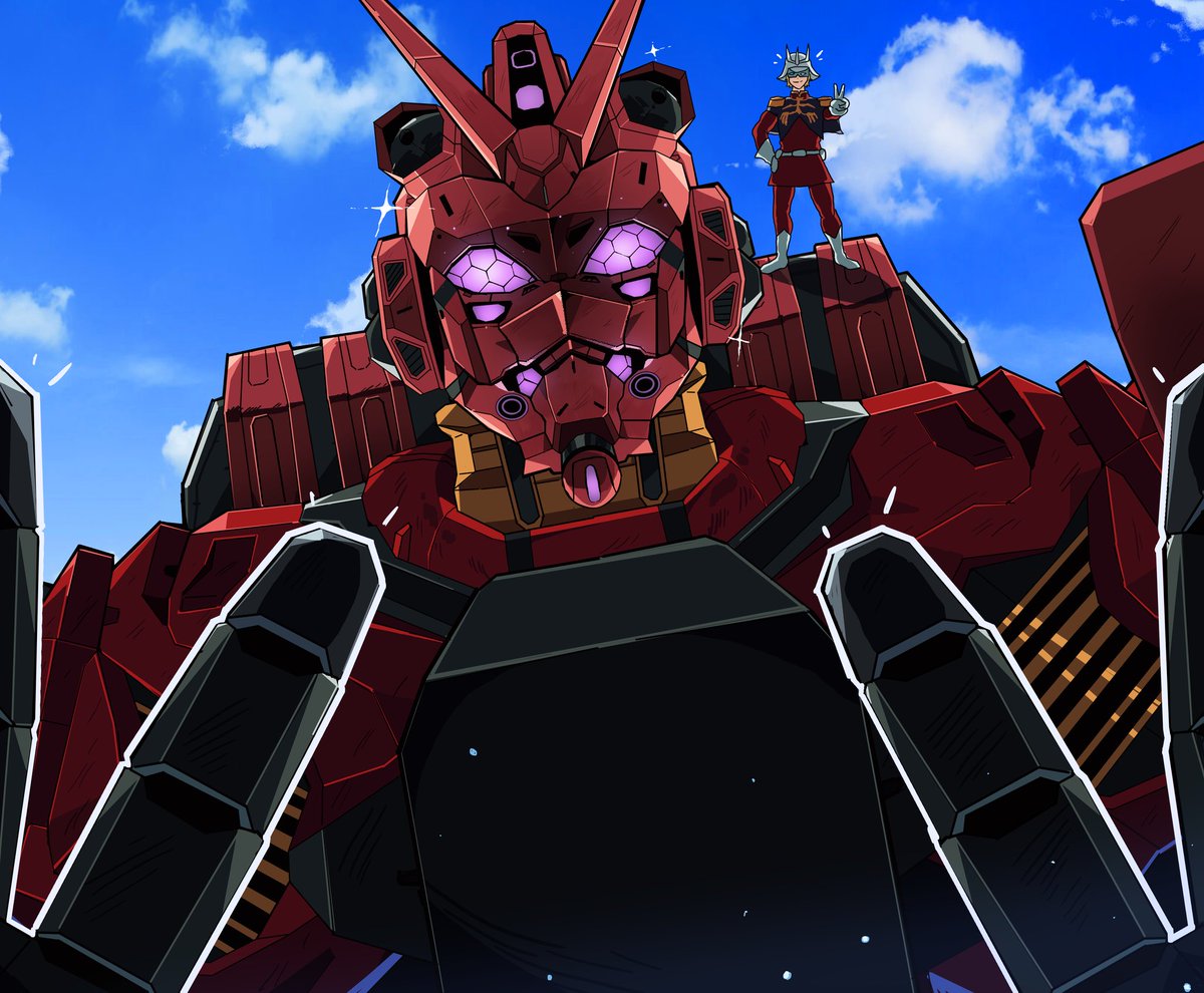 The red comet ✌️

#GQuuuuuuX #ジークアクス #fanart #anime