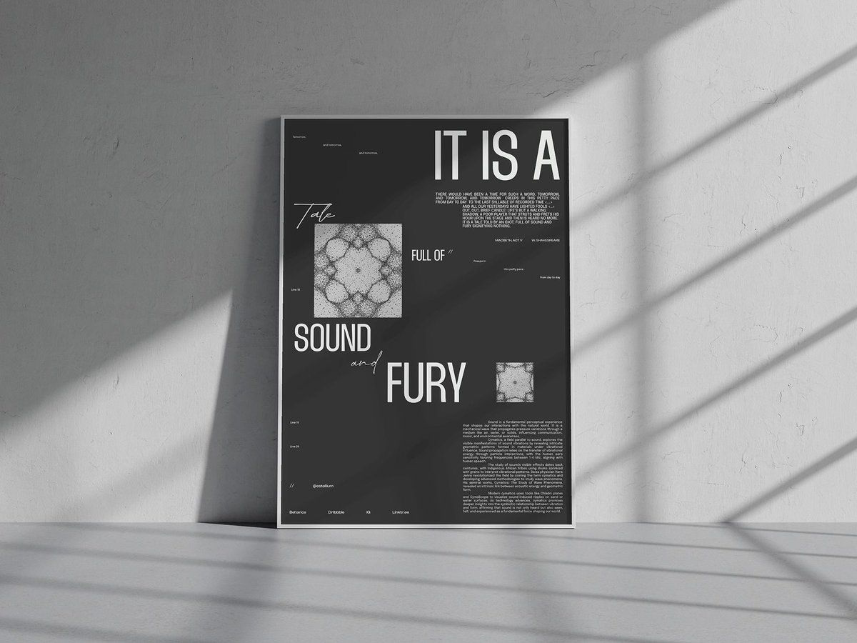 ectricel_'s tweet photo. GM. I thought these renders looked cool in a “dark mode”, so I made a few new pieces with experimental layouts accentuating typography. Tried a different approach to particle pattern building and rendering too. Available #prints over at Redbubble https://t.co/AYRyFARVfu  ⬇️ https://t.co/7Unl21BOlI