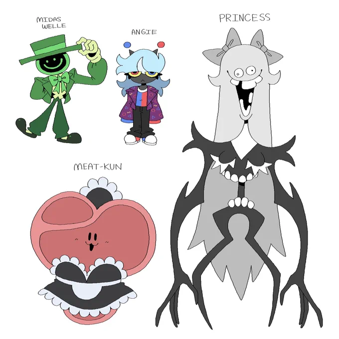 Reposting these for like the third time or something so the new influx of followers can see my special creatures