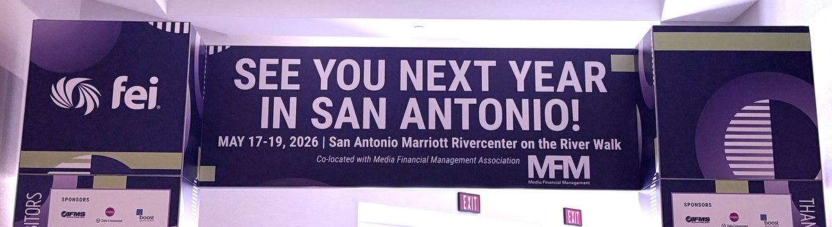 That's a wrap on #FEISummit2025! See you next year in San Antonio with our conference co-hosts <a href="/MediaFinance/">Media Financial Mgmt</a>!🤠