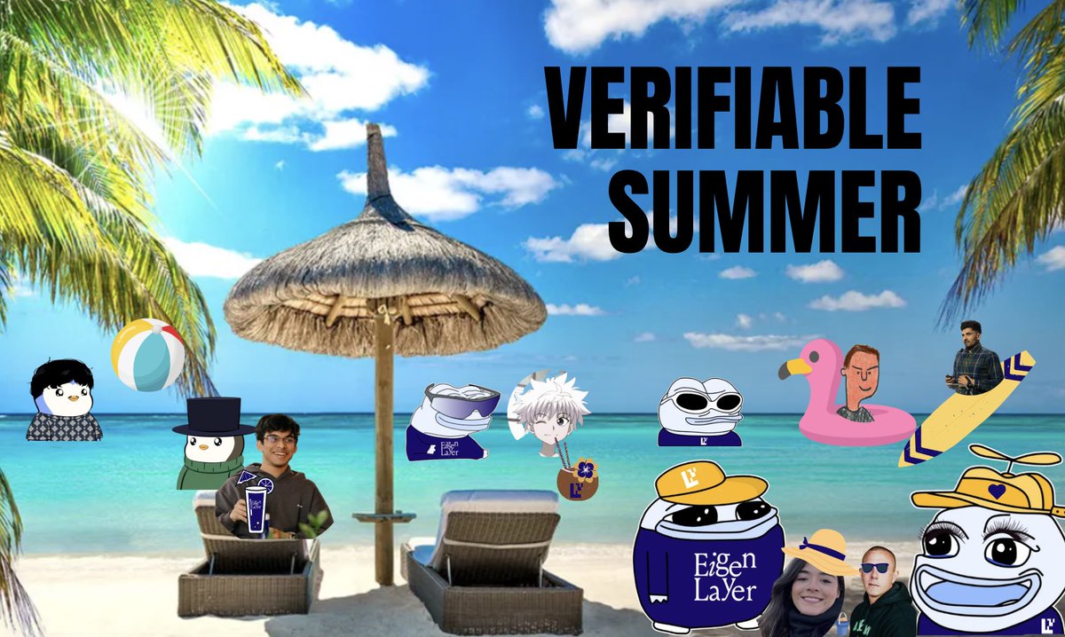 Ana Belén (@anatech_eth) on Twitter photo verifiable summer with Eigen verifiable summer with Eigen