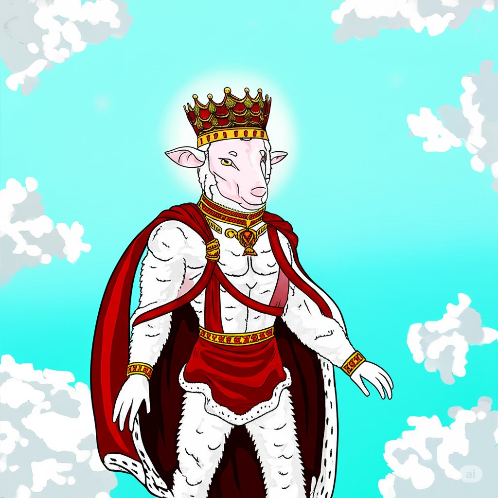 OneSheepsWorld's tweet photo. New addition to #OneSheepWorld!!! π This NFT represents the duality of our young lambs and the Immolated Lamb that rose as King. A piece that connects the beginning and the destination in our collection. discover it! #NFT #CryptoArt #NFTCollection #opensea #Ronin #dropnft https://t.co/EoZcscgNcN