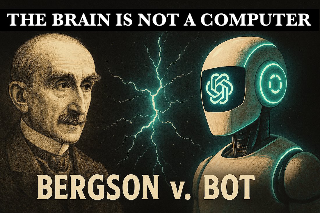 Just uploaded my dialogue with Oxford PhD Victoria Trumbull. We discussed her dissertation on memory and why Bergson's philosophy made it clear over a century ago that the brain is not an information-processing device. Link below.