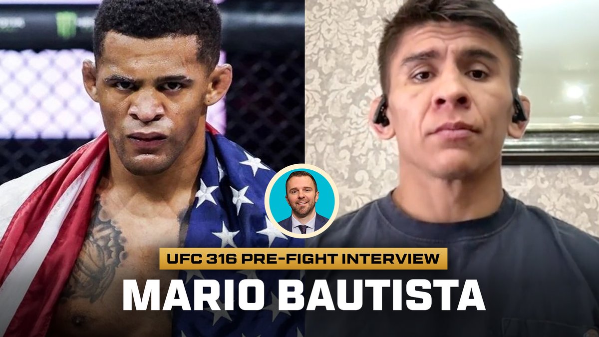 James Lynch (@lynchonsports) on Twitter photo Caught up with Mario Bautista who discussed ...
✅New opponent Patchy Mix #UFC316 on June 7
✅How familiar he was & meeting him in Vegas
✅Sean O'Malley vs. Merab Dvalishvilli 2
✅Should Cory Sandhagen get next title shot?
Interview via <a href="/Home_of_Fight/">Home of Fight</a>
homeoffight.com/news/ufc/mario… Caught up with Mario Bautista who discussed ...
✅New opponent Patchy Mix #UFC316 on June 7
✅How familiar he was & meeting him in Vegas
✅Sean O'Malley vs. Merab Dvalishvilli 2
✅Should Cory Sandhagen get next title shot?
Interview via <a href="/Home_of_Fight/">Home of Fight</a>
homeoffight.com/news/ufc/mario…
