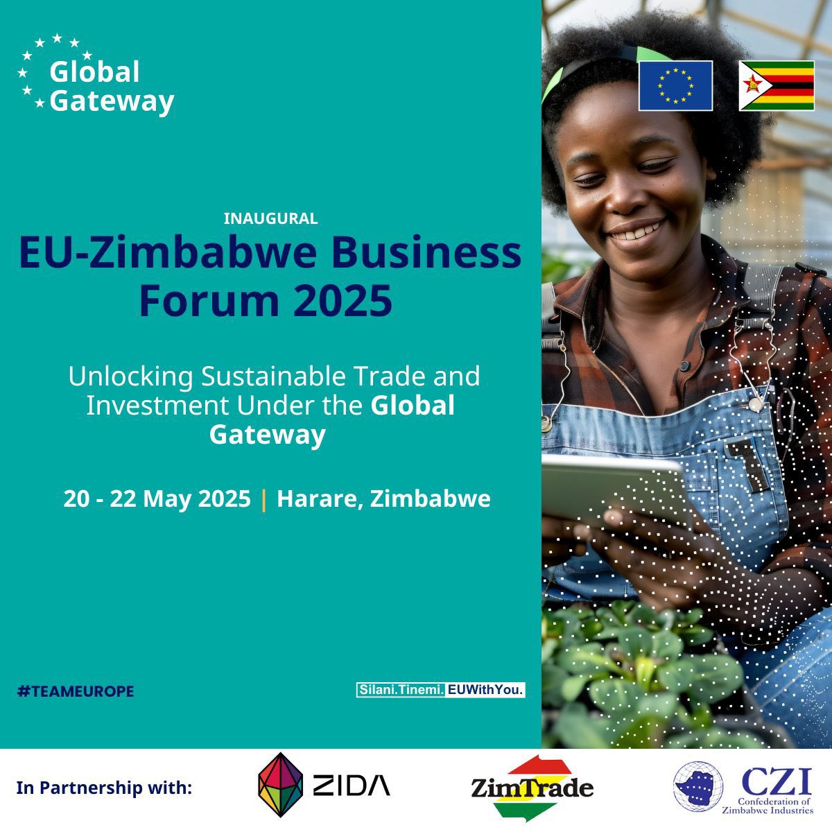 Très heureux de participer au 1er 🇪🇺🇿🇼EU–Zimbabwe Business Forum à #Harare  cette semaine et de présenter la diplomatie française 🇫🇷 des minerais critiques aux autorités zimbabwéennes et représentants du secteur privé. Des opportunités à développer ensemble !