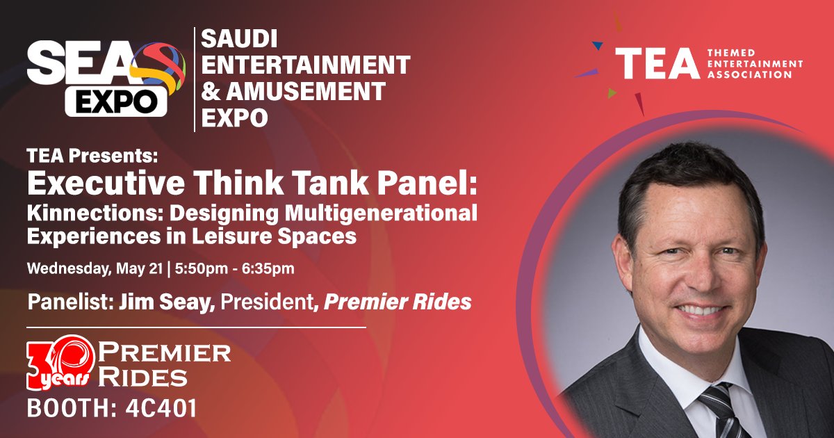 Premier Rides (@premierrides) on Twitter photo Day 1 of <a href="/SeaSaudi/">Saudi Entertainment and Amusement</a> has wrapped!π¬
Catch #PremierRides President Jim Seay at tomorrow's panel: πKinnectionsπ!
Explore our #rollercoasters π’ & #PremierService π·ββοΈat Booth 4C401 during the expo! π€
#saudientertainment #tradeshow #Vision2030
<a href="/IAAPAEMEA/">IAAPA EMEA</a> <a href="/menalac/">MENALAC</a> <a href="/TEA_Connect/">ThemedEntertainment</a> Day 1 of <a href="/SeaSaudi/">Saudi Entertainment and Amusement</a> has wrapped!π¬
Catch #PremierRides President Jim Seay at tomorrow's panel: πKinnectionsπ!
Explore our #rollercoasters π’ & #PremierService π·ββοΈat Booth 4C401 during the expo! π€
#saudientertainment #tradeshow #Vision2030
<a href="/IAAPAEMEA/">IAAPA EMEA</a> <a href="/menalac/">MENALAC</a> <a href="/TEA_Connect/">ThemedEntertainment</a>