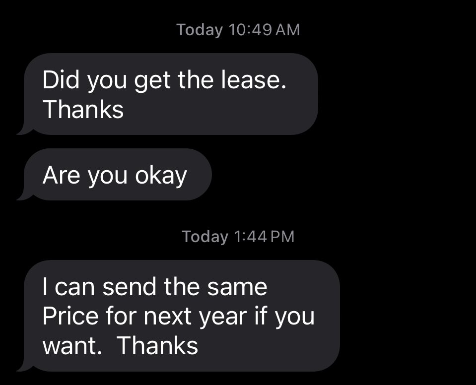 heyshadybaby96's tweet image. Gave my landlord the silent treatment until he lowered my rent again