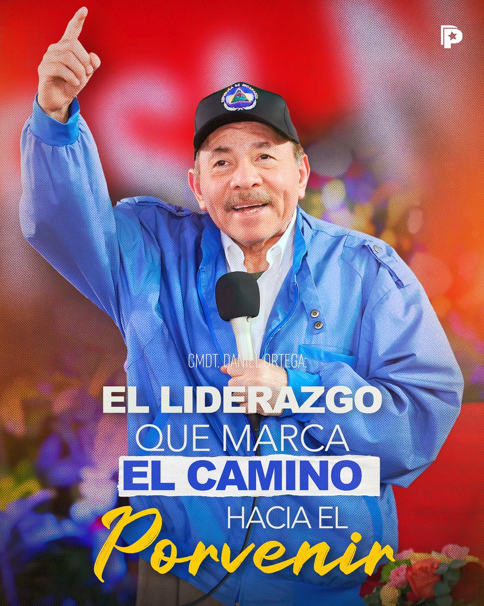 PrensaPopulr's tweet photo. 🇳🇮🔴⚫ El Comandante Daniel Ortega representa un liderazgo firme y comprometido con la paz, la soberanía y el bienestar del pueblo nicaragüense. Su papel ha sido clave en la transformación del país. Su visión continúa marcando el rumbo hacia un futuro de dignidad y paz.✊🌟 https://t.co/4UCEIkoynf