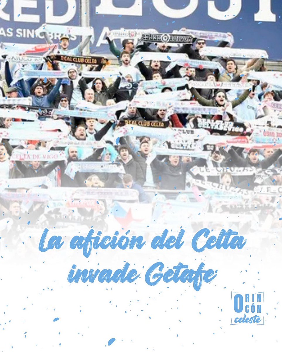 La afición del Celta invade Getafe 👕

Leer más en: orinconceleste.es/aficion-del-ce…

#rccelta #rccv #celtadevigo #celtavigo #celta #getafe #laliga #europaleague