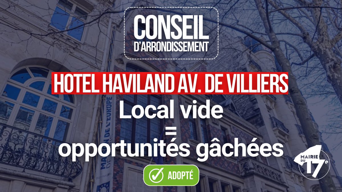 Mairie du 17e tweet media