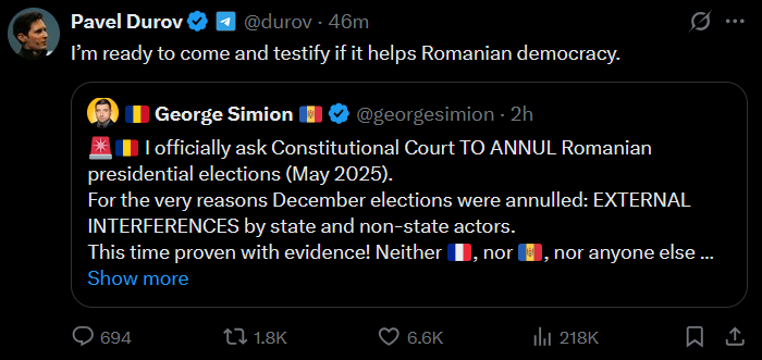 ElenaTarasiuk's tweet photo. Two Russian assets plotting against Romanian democracy. https://t.co/rNWWiC6ZGI